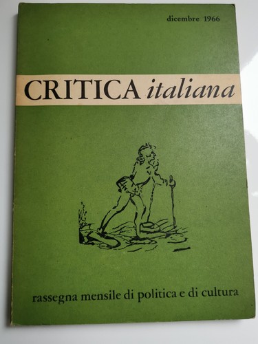 Libro critica italiana - libro,