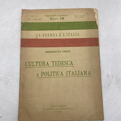 Benedetto croce cultura - croce,