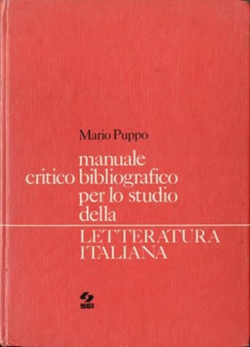 Manuale critico bibliografico