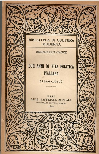 Due anni vita politica - anni, di