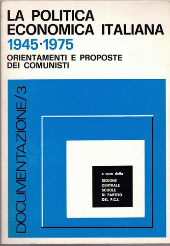 Politica economica italiana - economica,