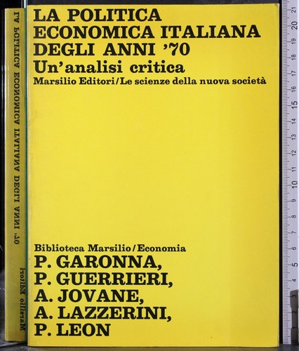 Politica economica italiana - politica,