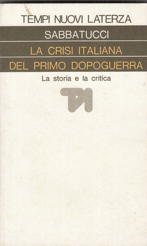 Crisi italiana del primo - la,